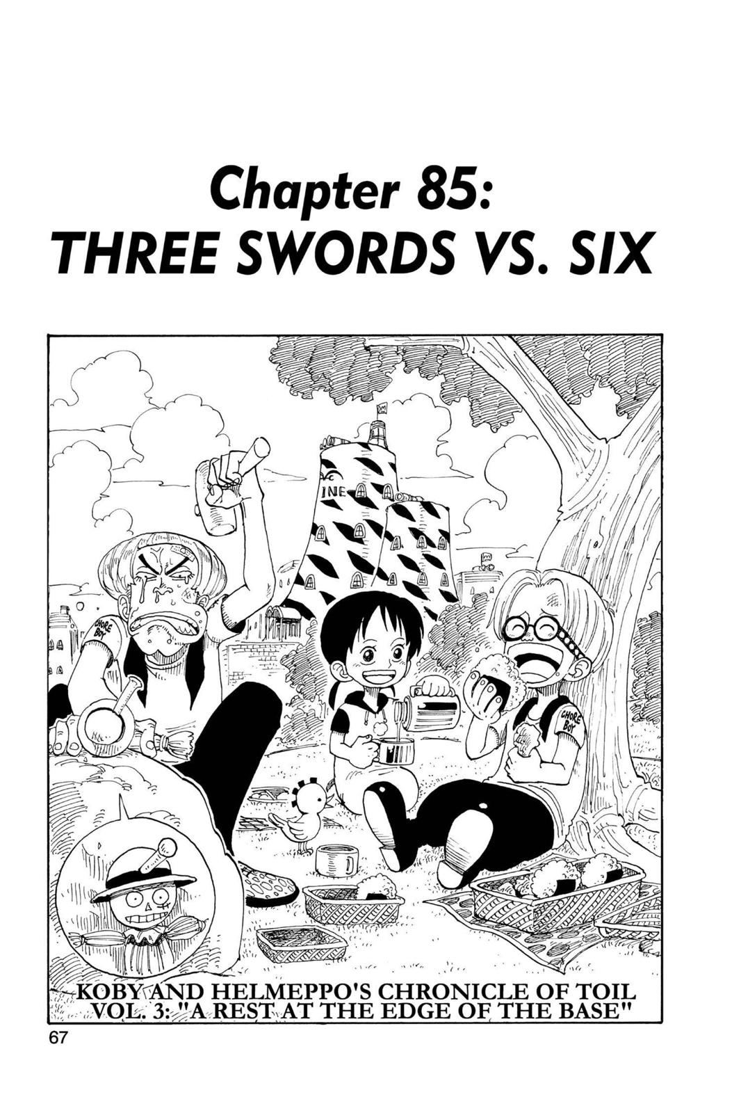 One Piece Manga Manga Chapter - 85 - image 1