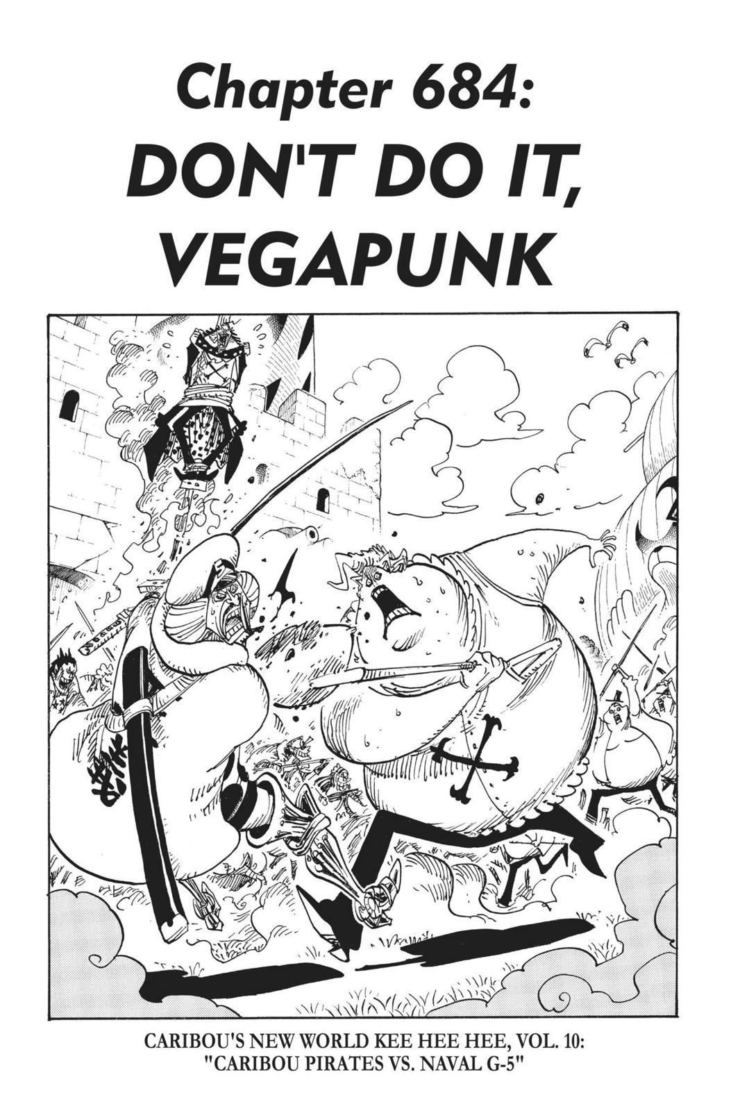 One Piece Manga Manga Chapter - 684 - image 1
