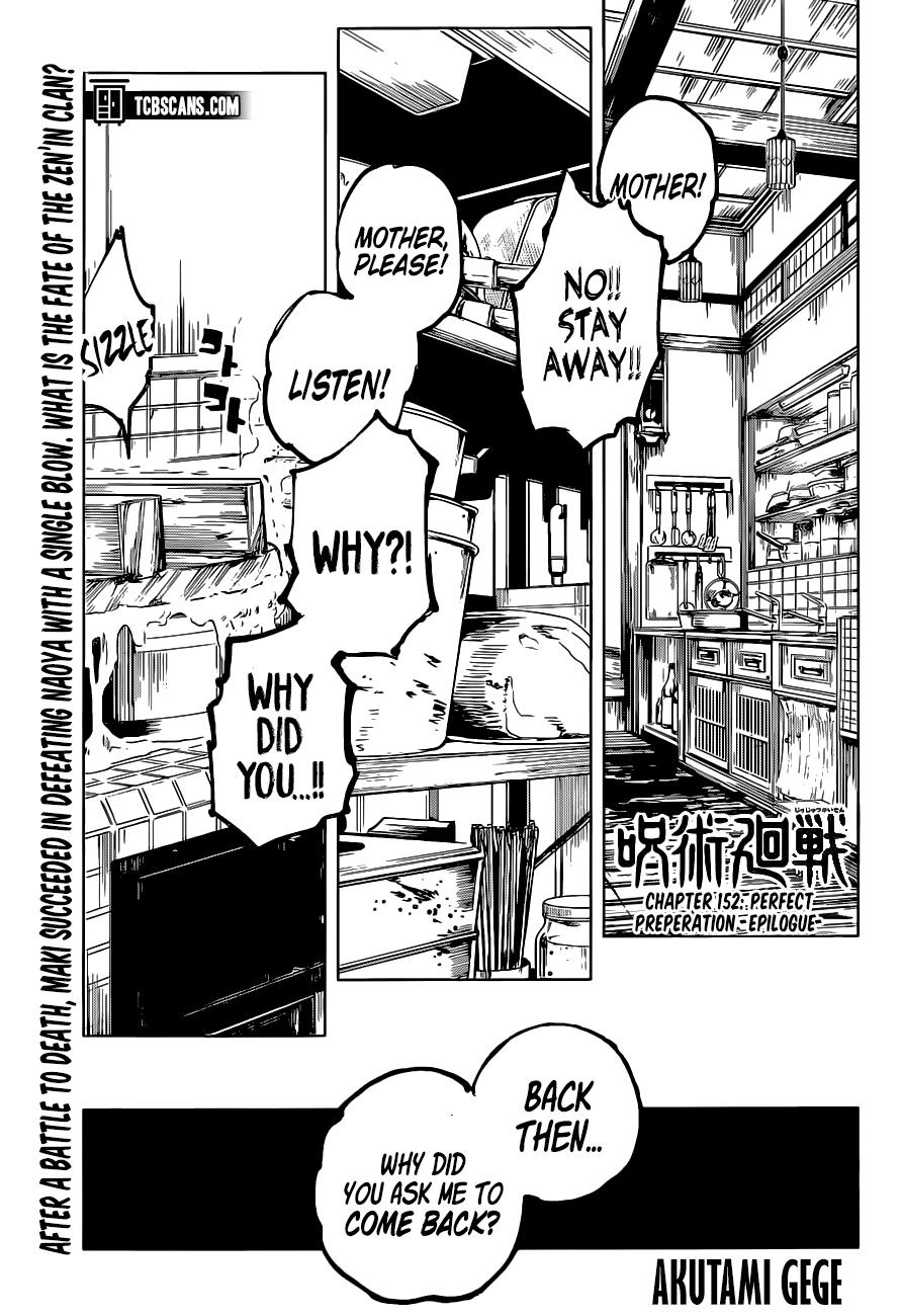 Jujutsu Kaisen Manga Chapter - 152 - image 1