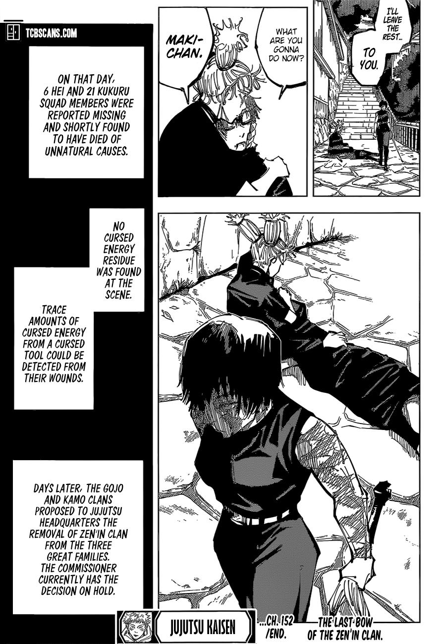 Jujutsu Kaisen Manga Chapter - 152 - image 9
