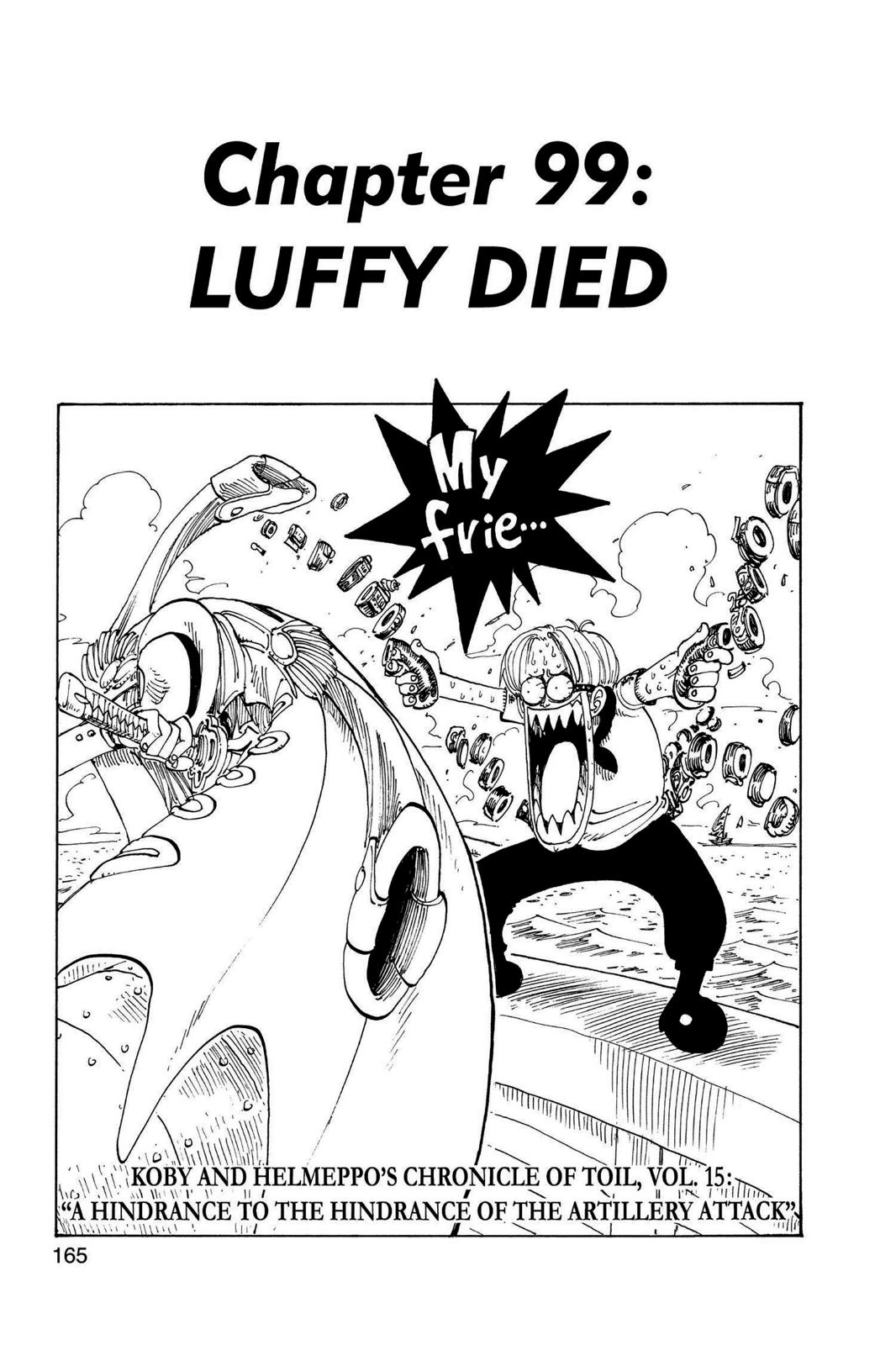One Piece Manga Manga Chapter - 99 - image 1