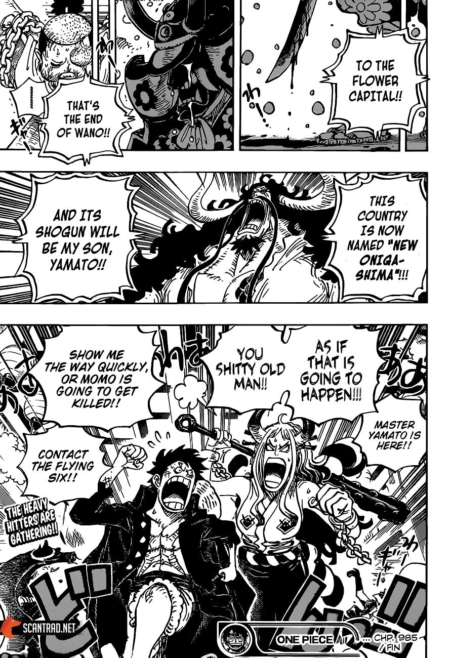 One Piece Manga Manga Chapter - 985 - image 17
