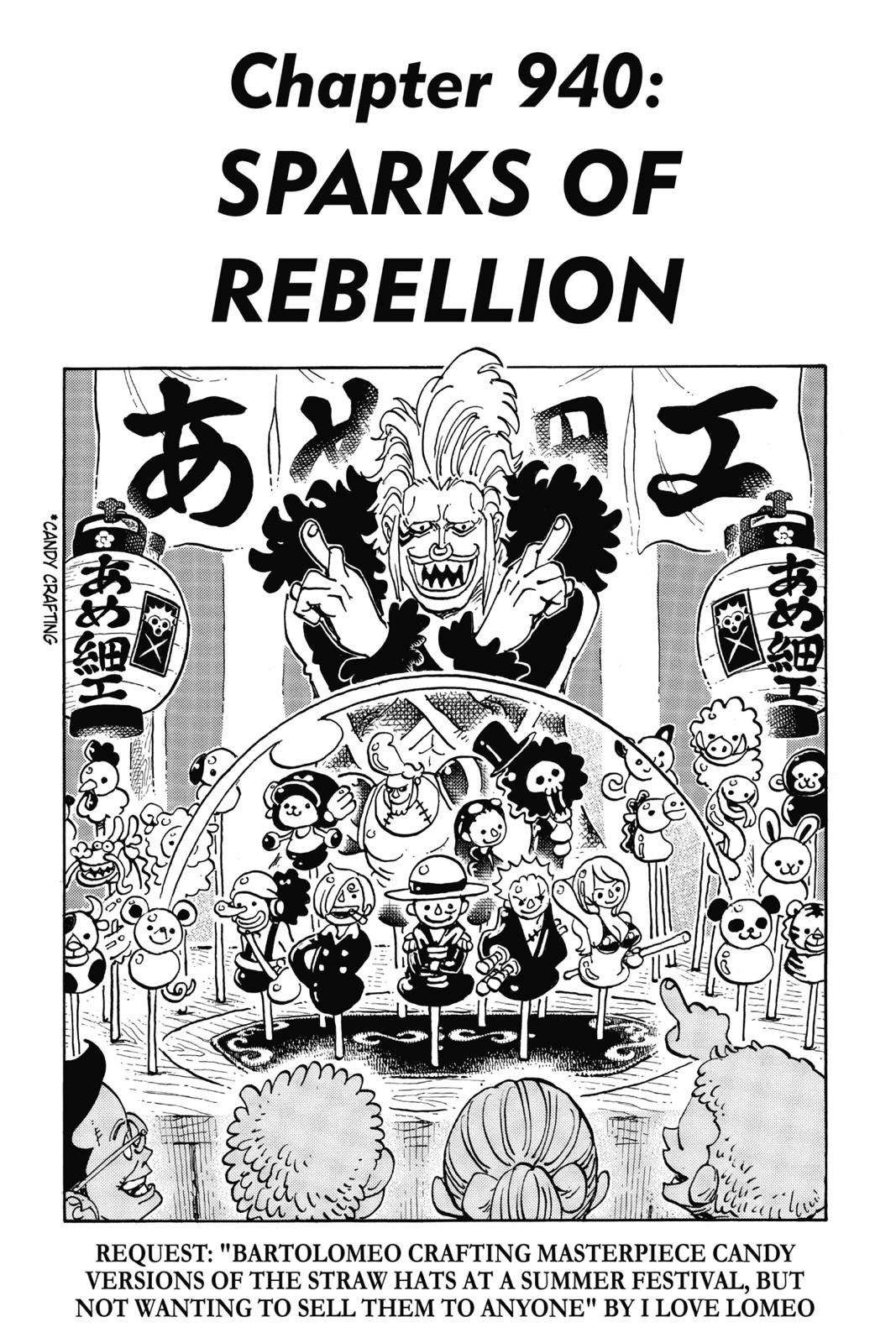 One Piece Manga Manga Chapter - 940 - image 1