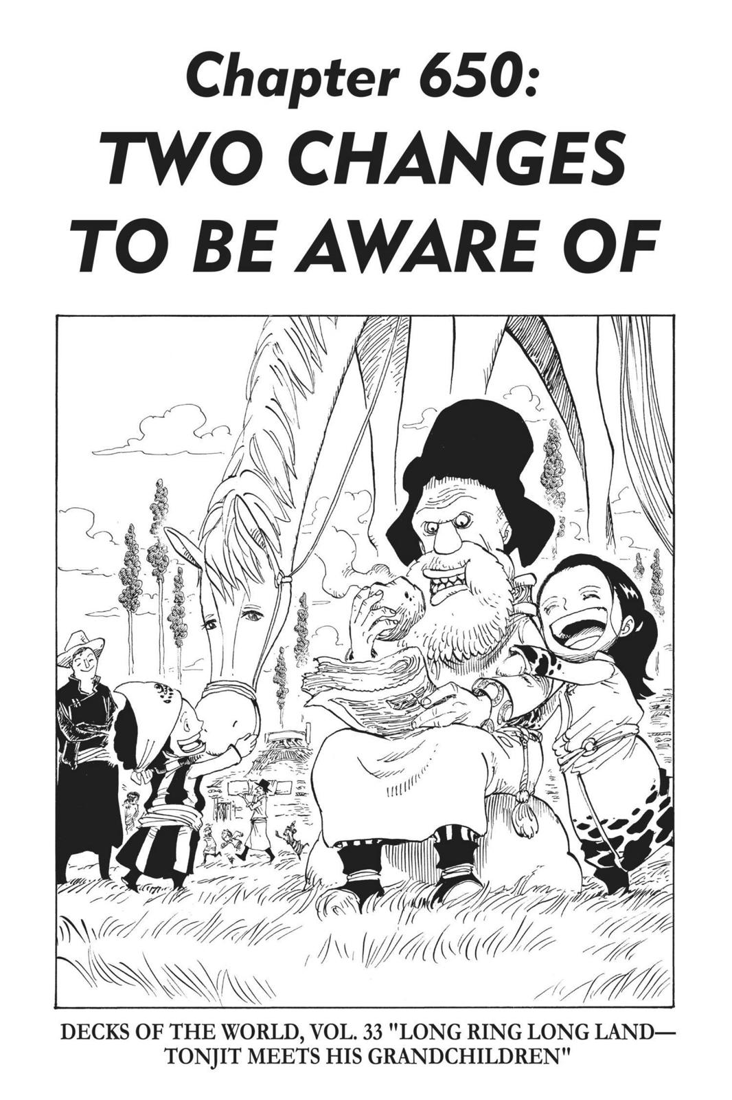 One Piece Manga Manga Chapter - 650 - image 1