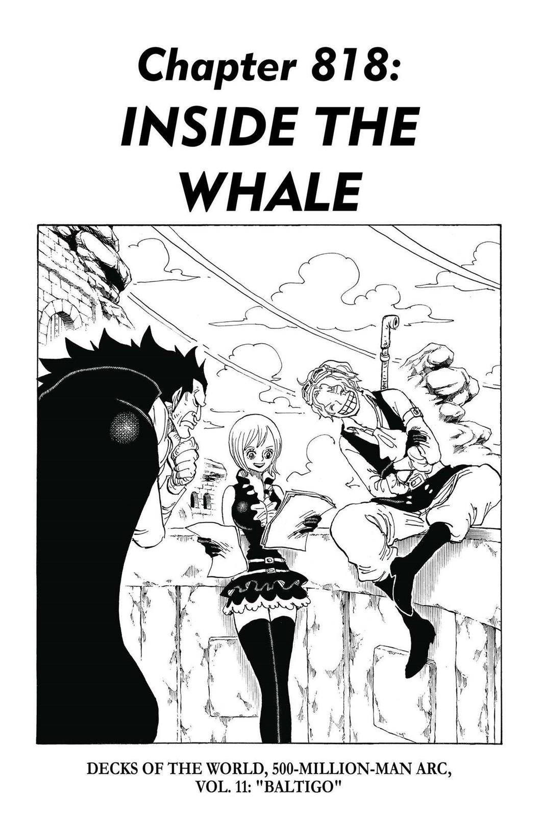 One Piece Manga Manga Chapter - 818 - image 1
