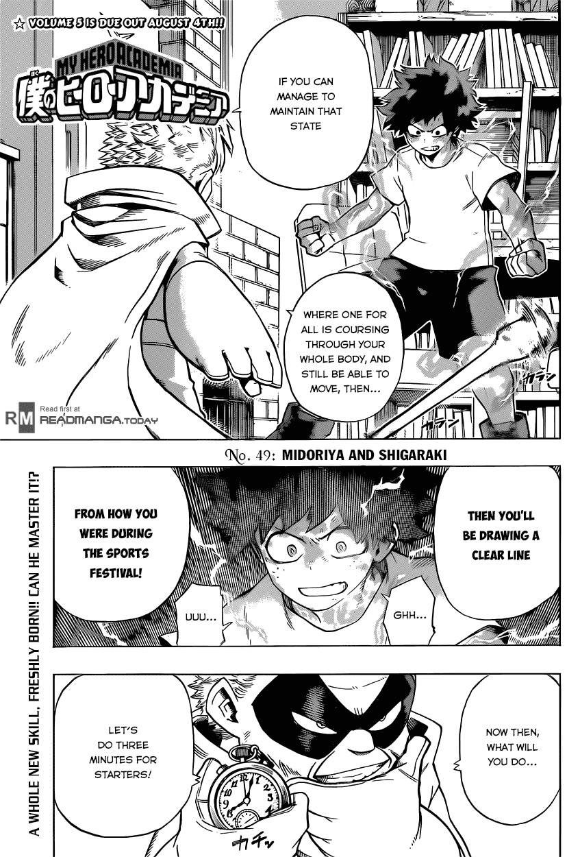 My Hero Academia Manga Manga Chapter - 35 - image 1