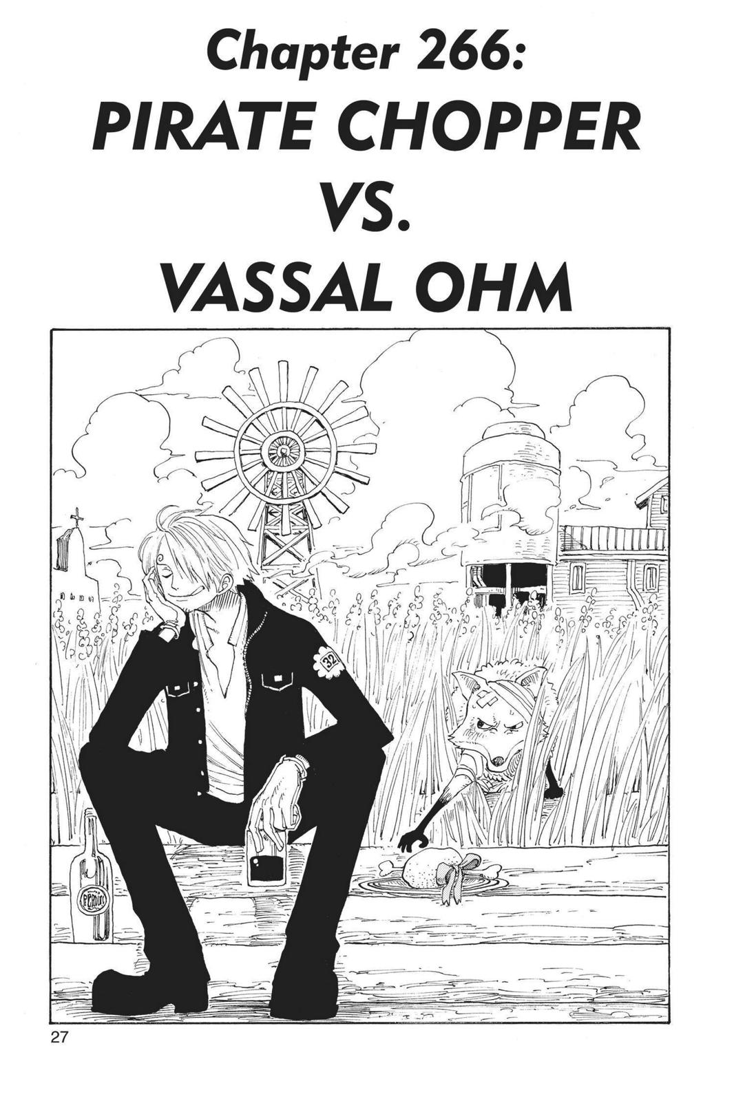 One Piece Manga Manga Chapter - 266 - image 1