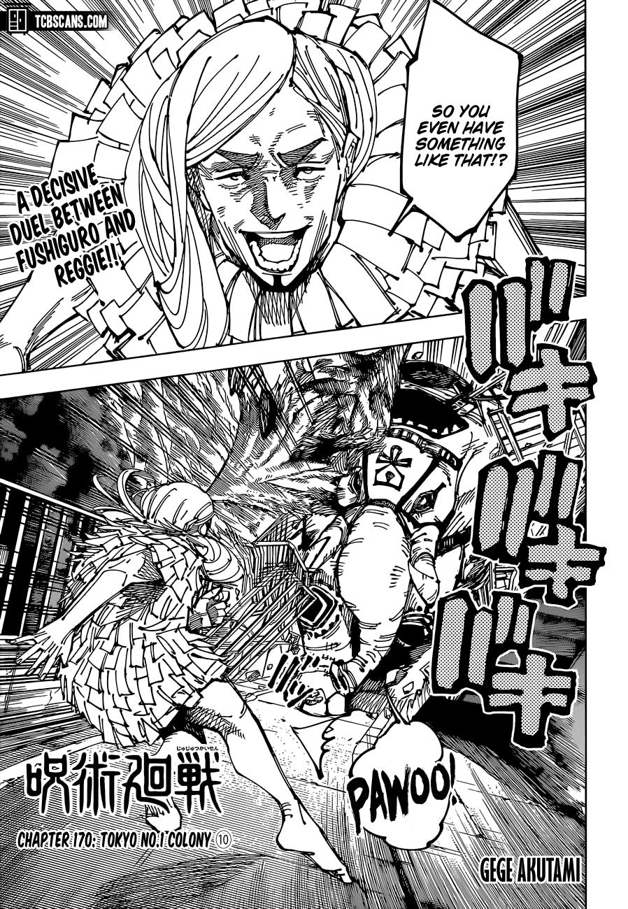 Jujutsu Kaisen Manga Chapter - 170 - image 2