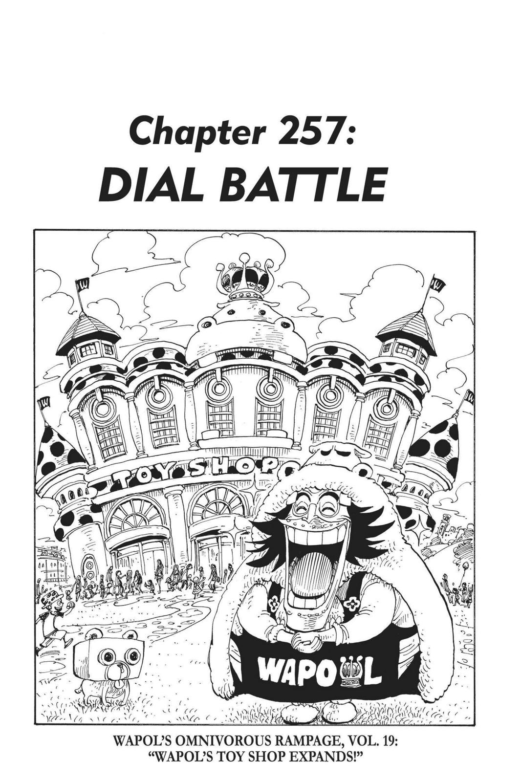 One Piece Manga Manga Chapter - 257 - image 1