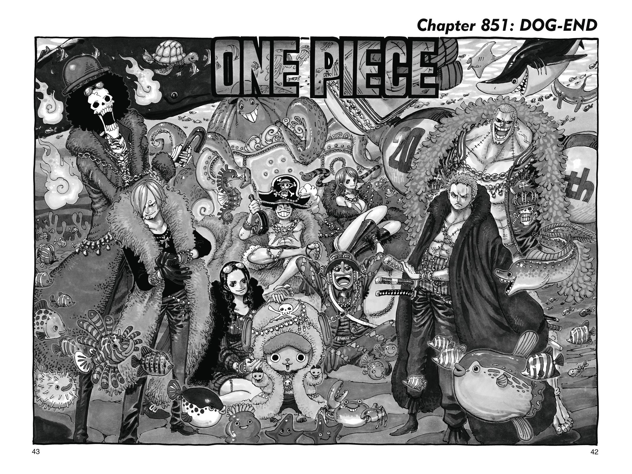 One Piece Manga Manga Chapter - 851 - image 1