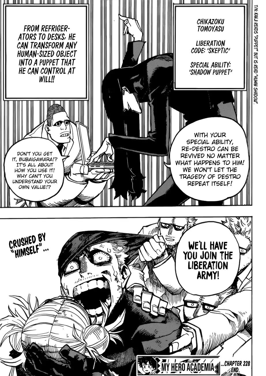 My Hero Academia Manga Manga Chapter - 228 - image 14