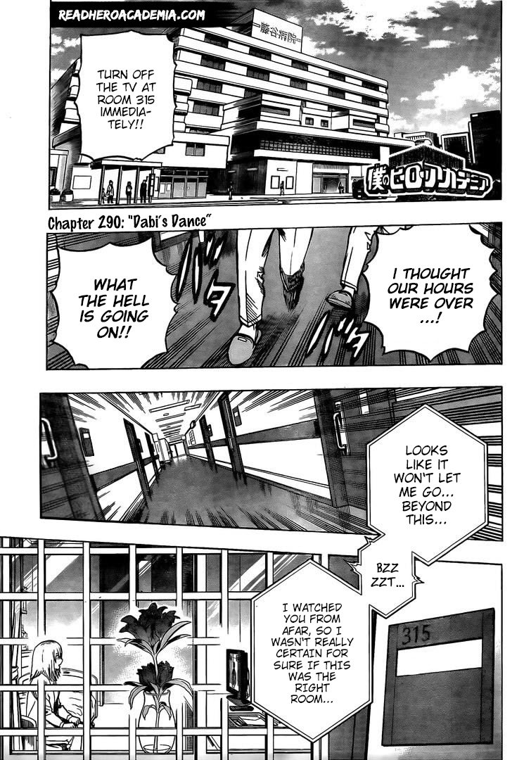 My Hero Academia Manga Manga Chapter - 290 - image 1