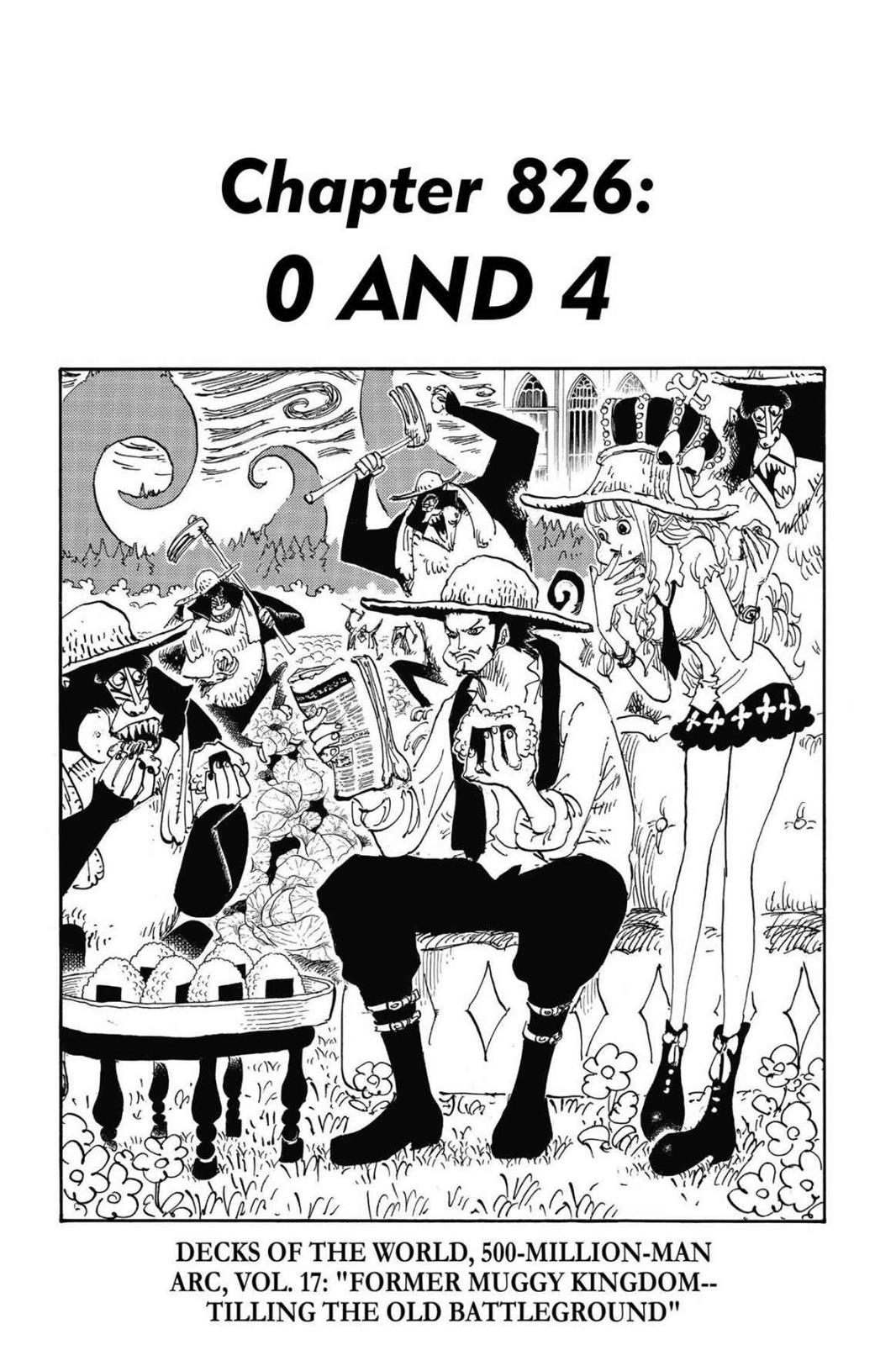 One Piece Manga Manga Chapter - 826 - image 1