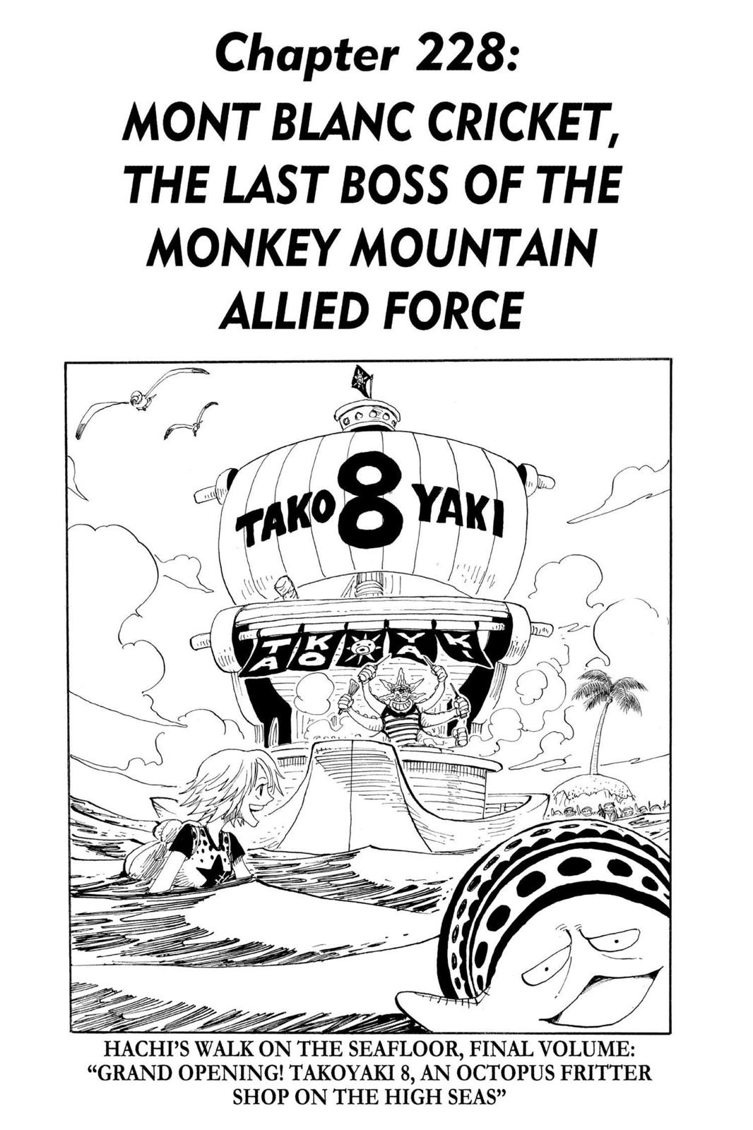 One Piece Manga Manga Chapter - 228 - image 1