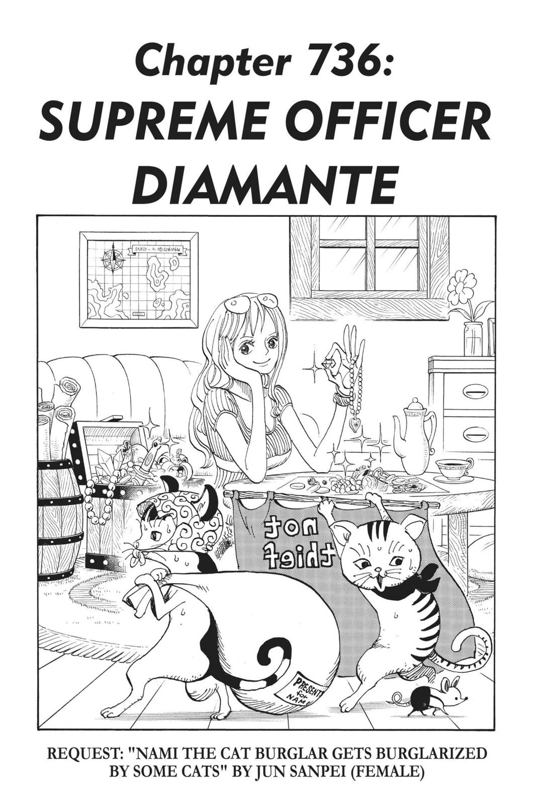 One Piece Manga Manga Chapter - 736 - image 1