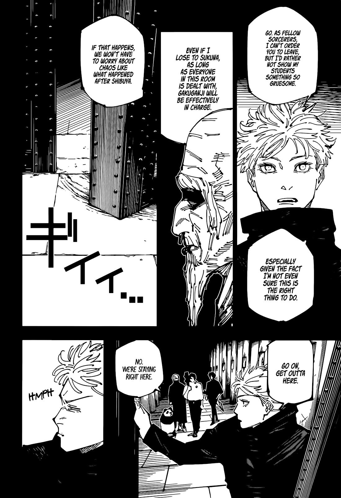 Jujutsu Kaisen Manga Chapter - 261 - image 8