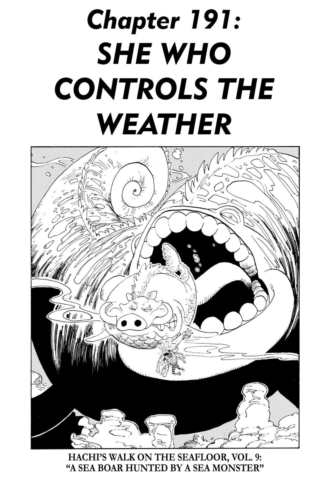 One Piece Manga Manga Chapter - 191 - image 1