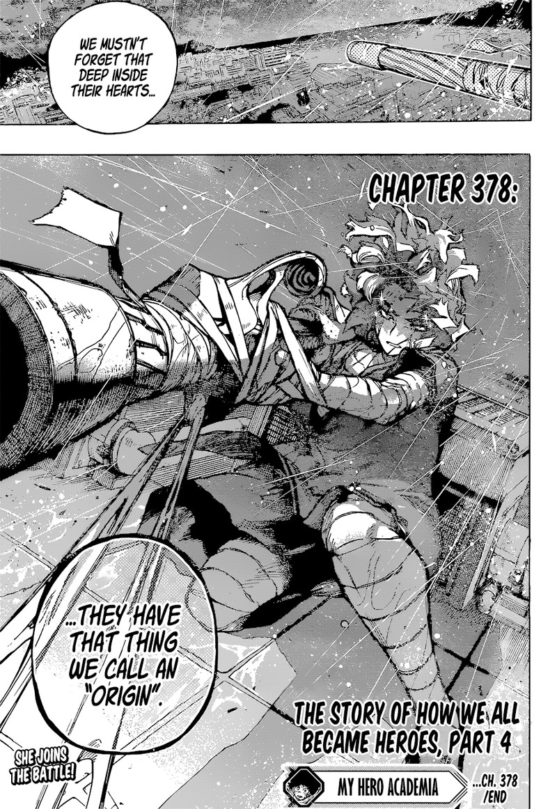 My Hero Academia Manga Manga Chapter - 378 - image 14