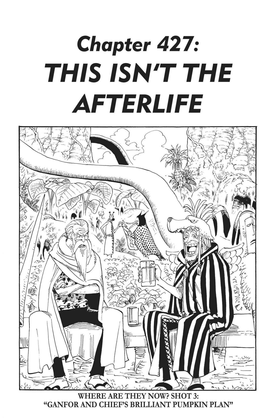 One Piece Manga Manga Chapter - 427 - image 1