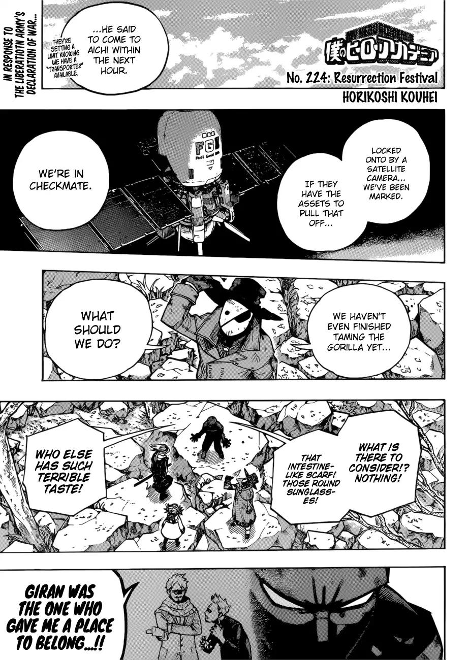 My Hero Academia Manga Manga Chapter - 224 - image 1