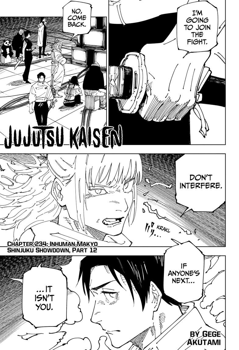 Jujutsu Kaisen Manga Chapter - 234 - image 1