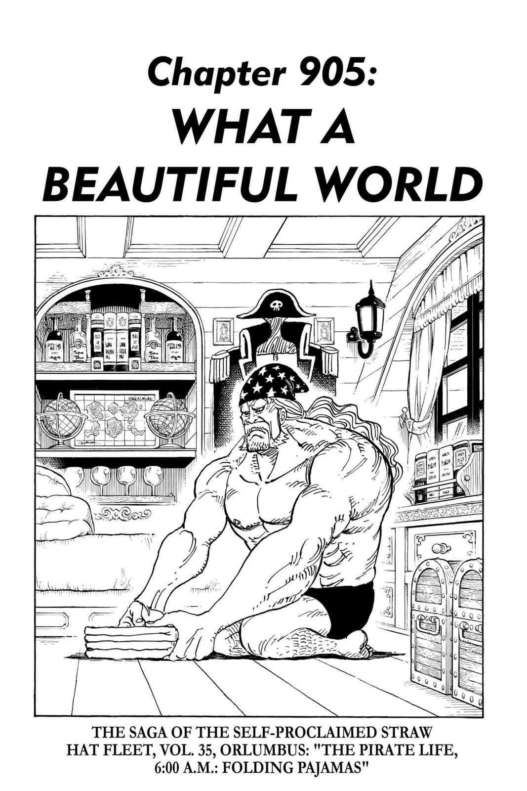 One Piece Manga Manga Chapter - 905 - image 1