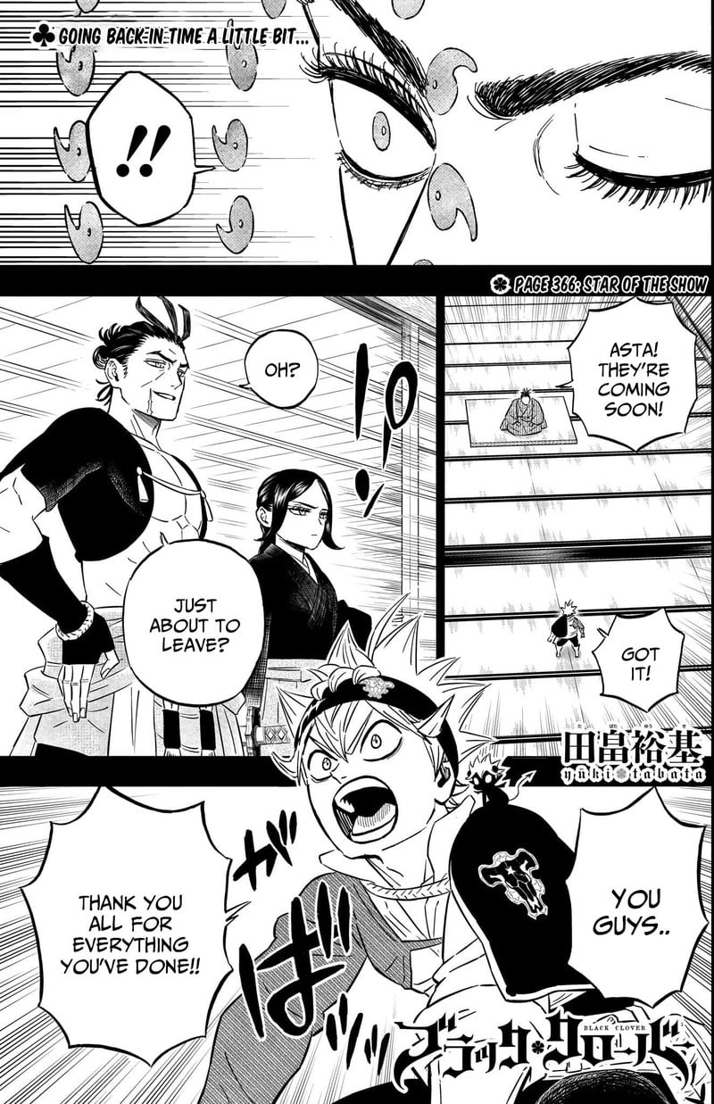 Black Clover Manga Manga Chapter - 366 - image 1