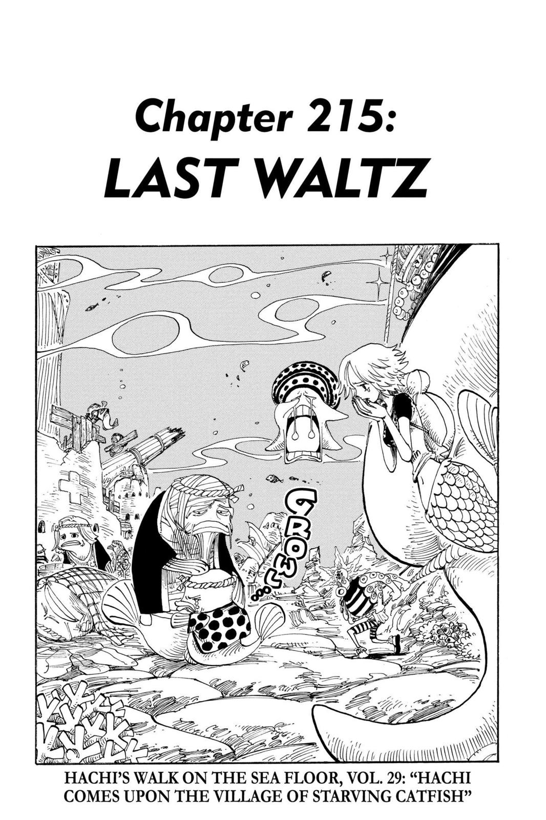 One Piece Manga Manga Chapter - 215 - image 1