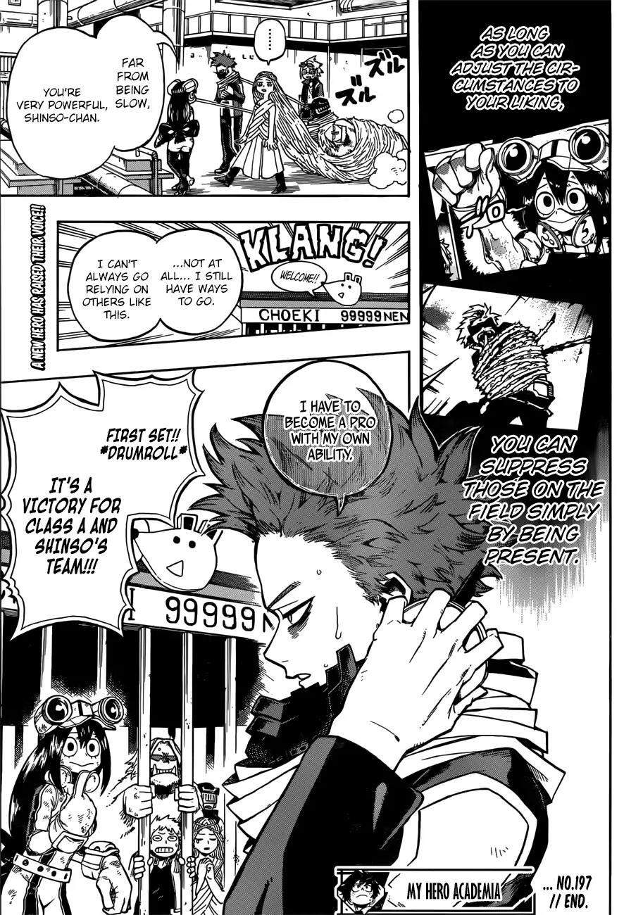 My Hero Academia Manga Manga Chapter - 197 - image 16
