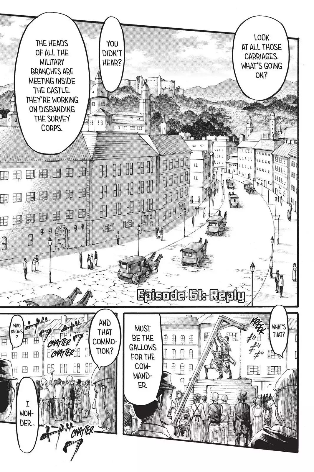 Attack on Titan Manga Manga Chapter - 61 - image 1