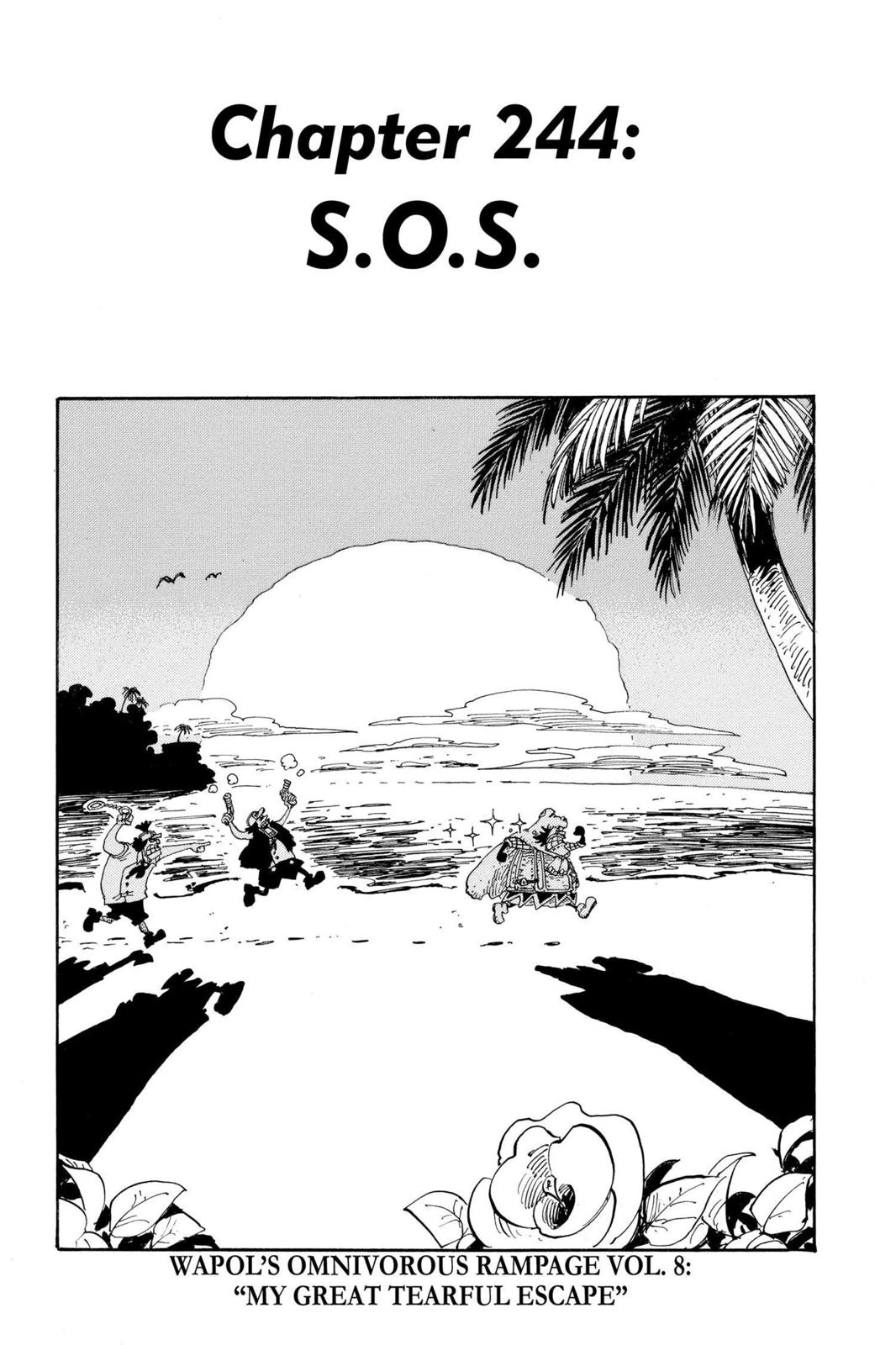 One Piece Manga Manga Chapter - 244 - image 1