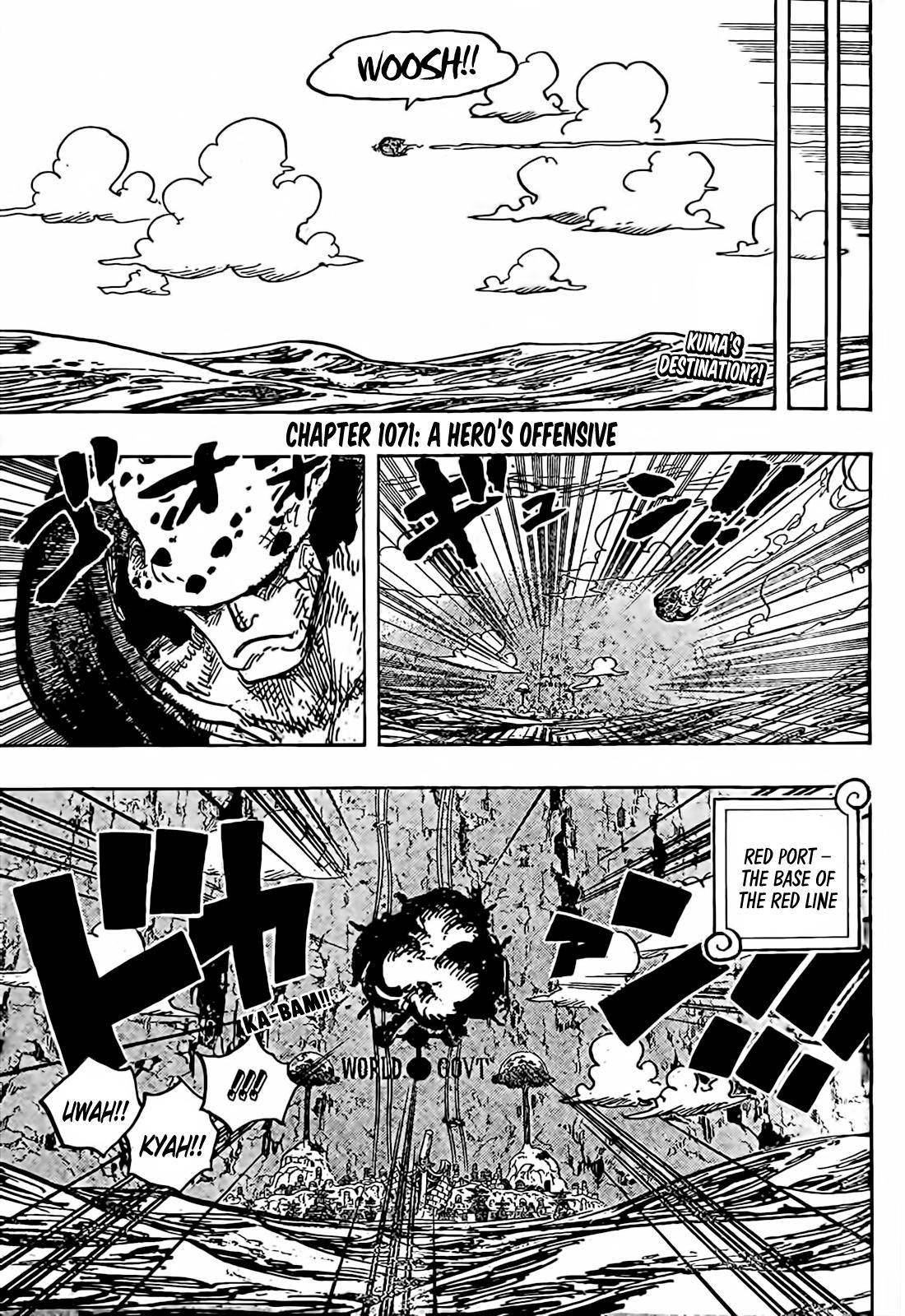 One Piece Manga Manga Chapter - 1071 - image 1