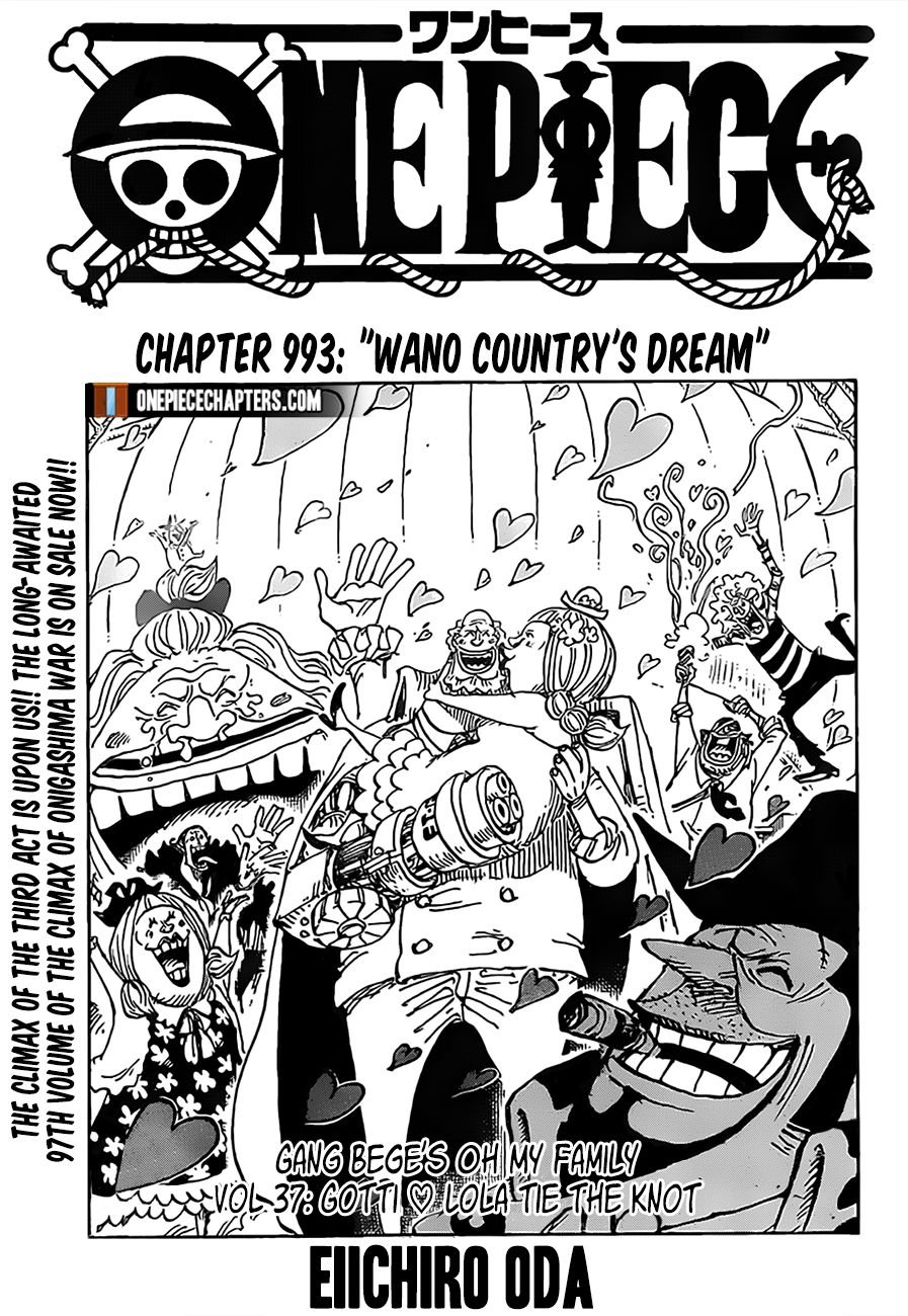 One Piece Manga Manga Chapter - 993 - image 1