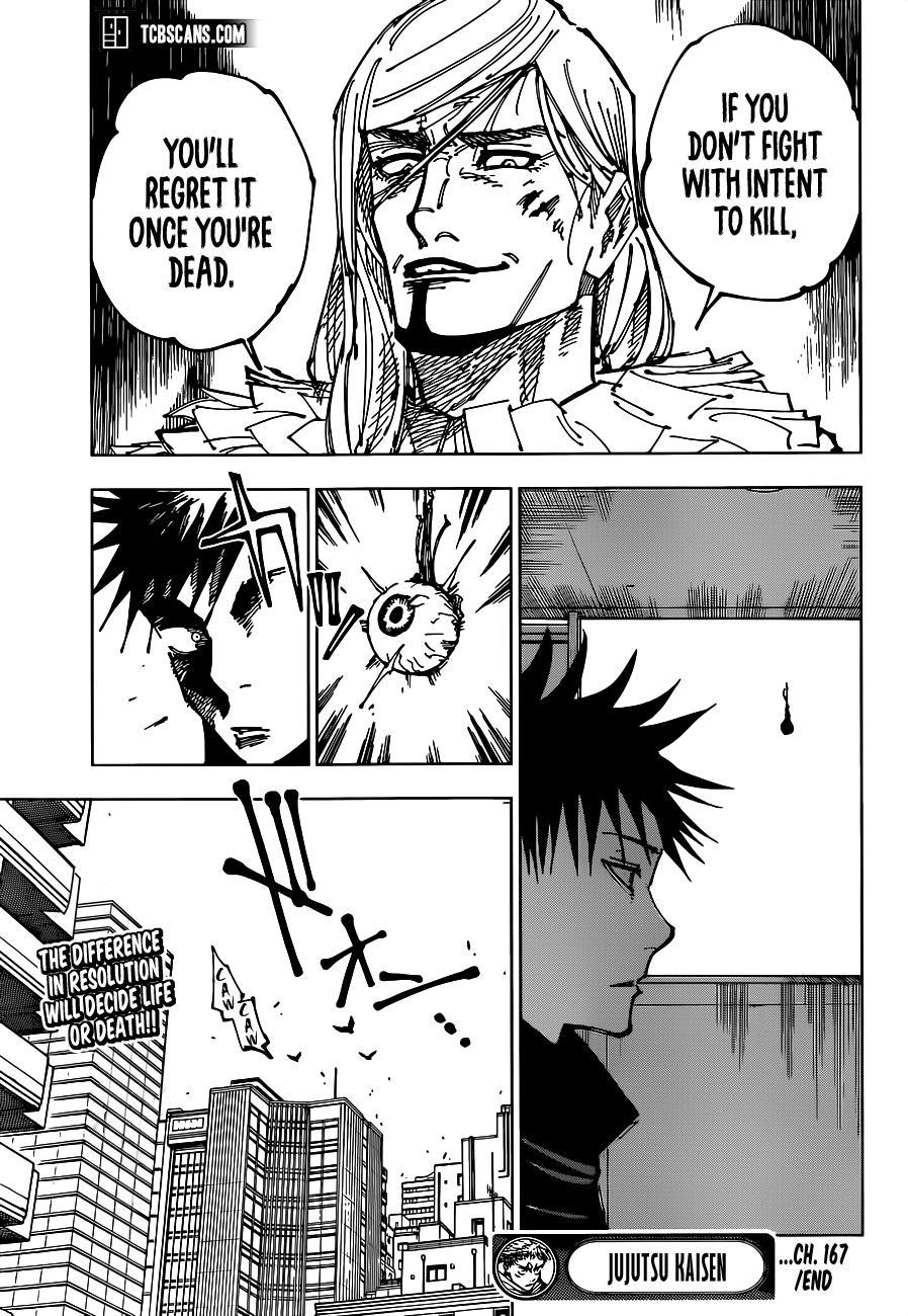 Jujutsu Kaisen Manga Chapter - 167 - image 20