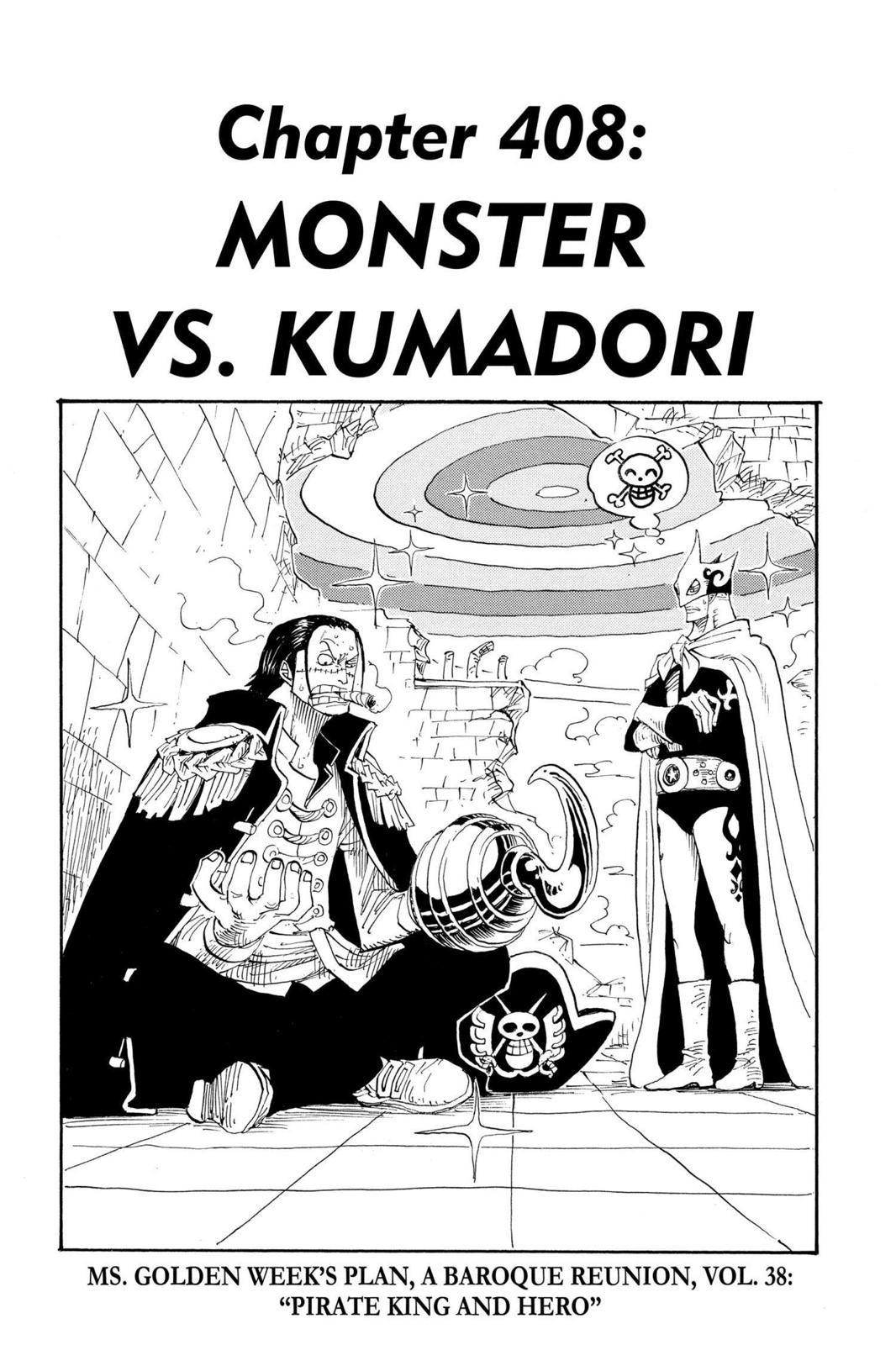 One Piece Manga Manga Chapter - 408 - image 1