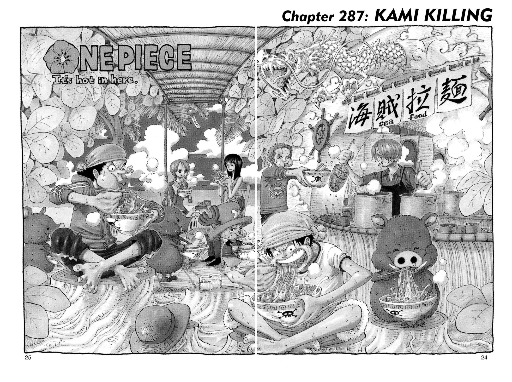One Piece Manga Manga Chapter - 287 - image 1