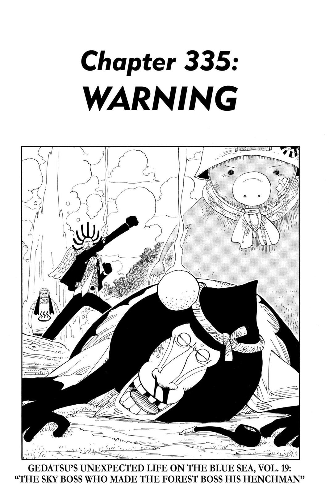 One Piece Manga Manga Chapter - 335 - image 1