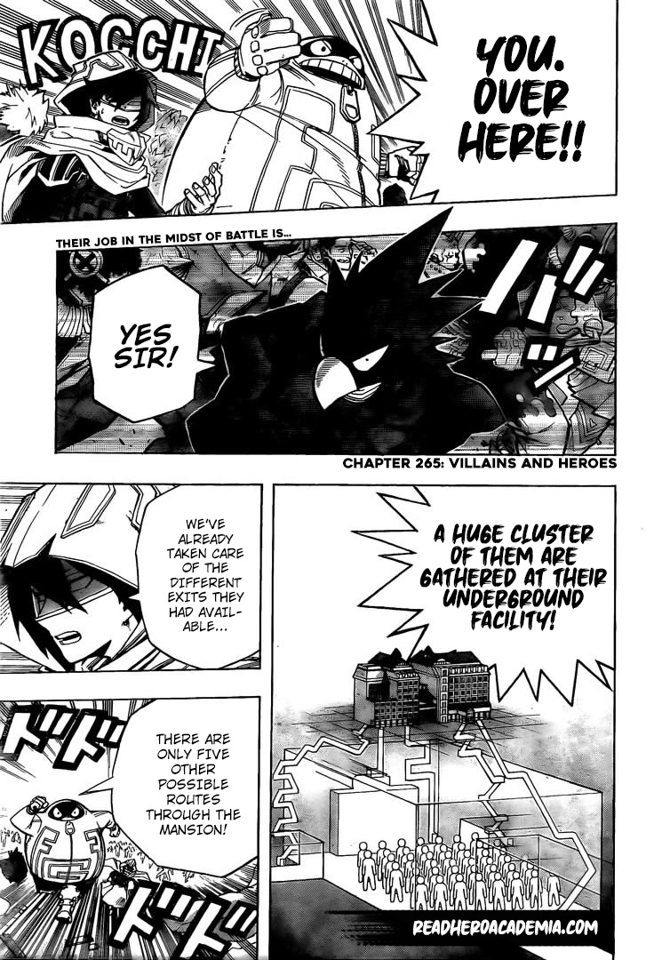 My Hero Academia Manga Manga Chapter - 265 - image 1