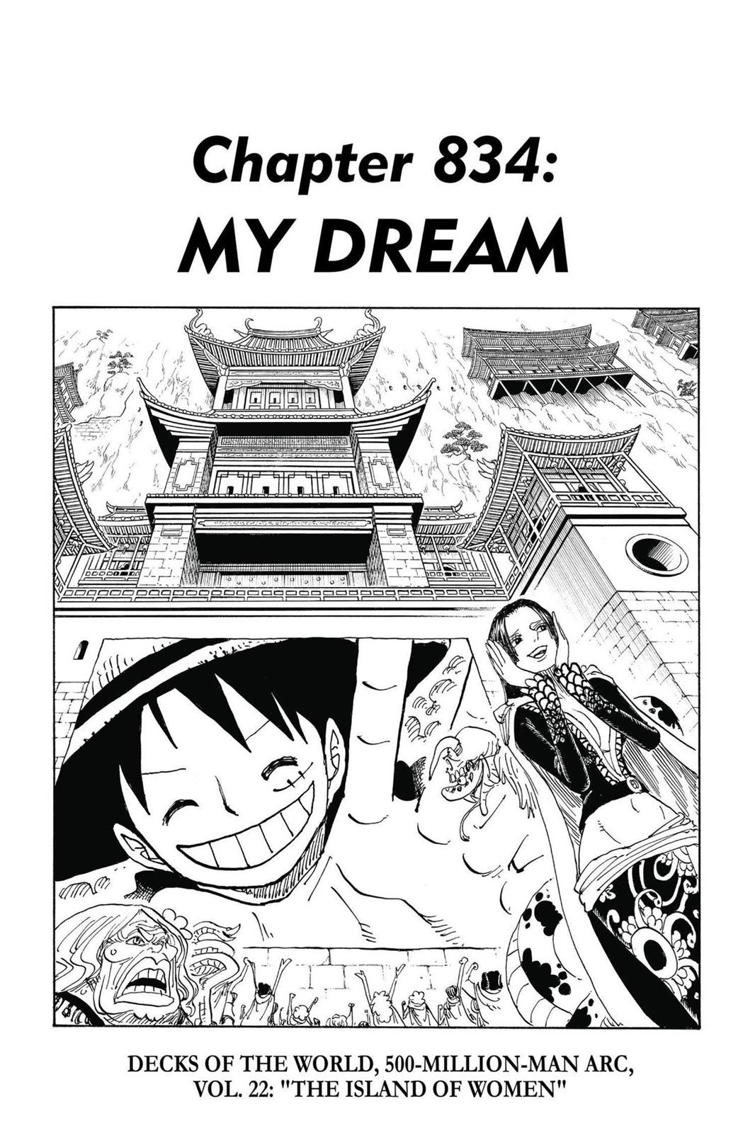 One Piece Manga Manga Chapter - 834 - image 1