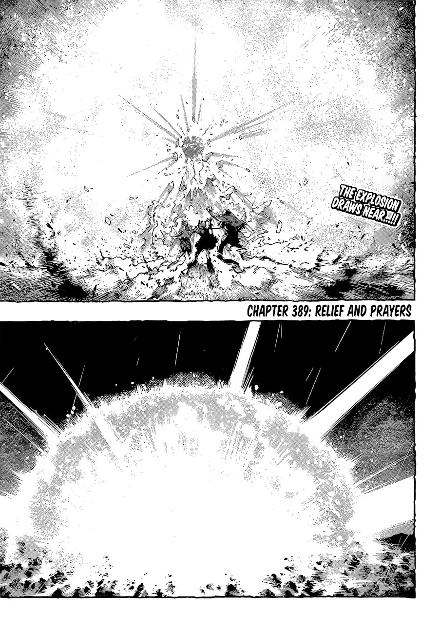 My Hero Academia Manga Manga Chapter - 389 - image 3