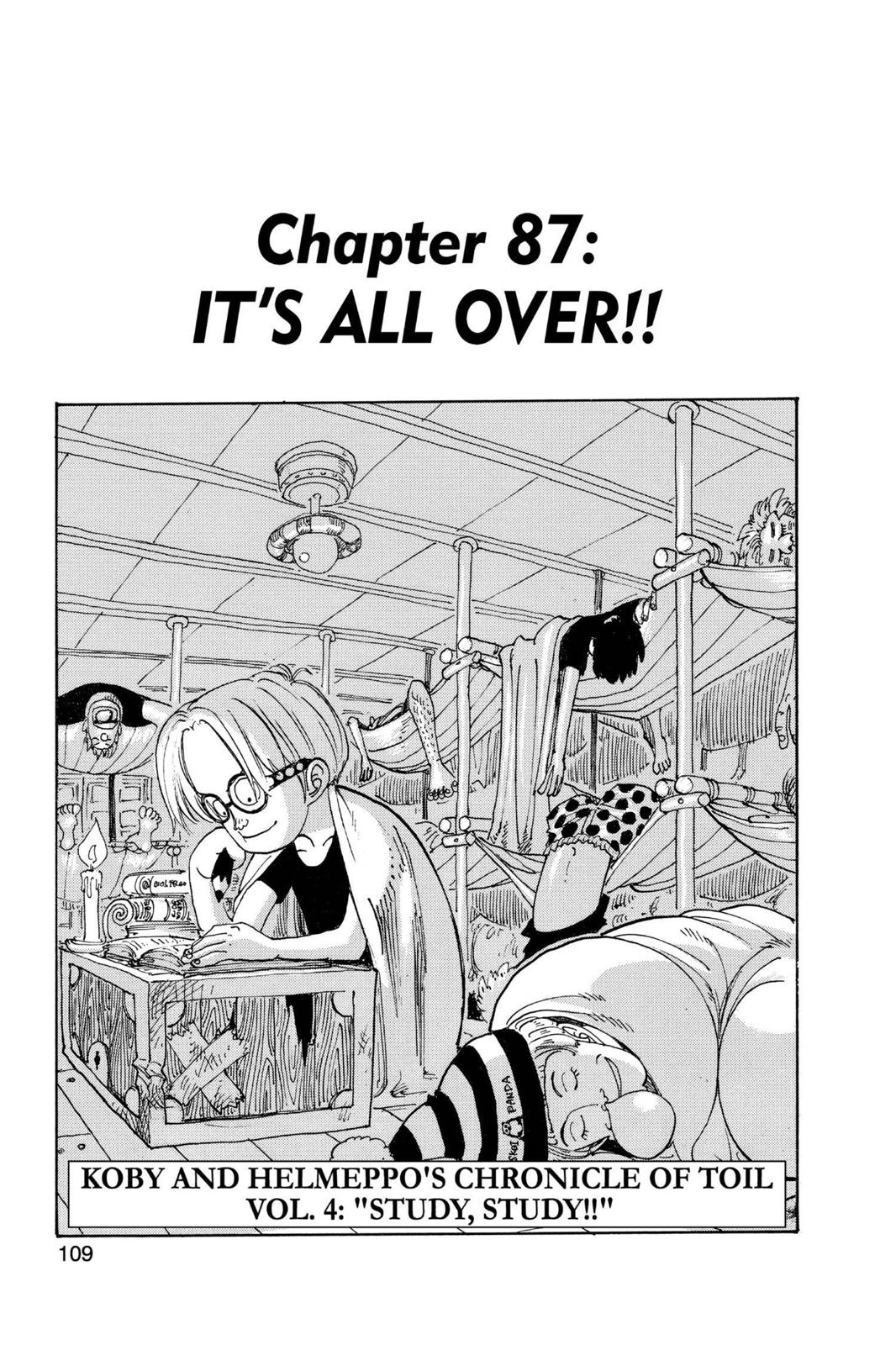One Piece Manga Manga Chapter - 87 - image 1