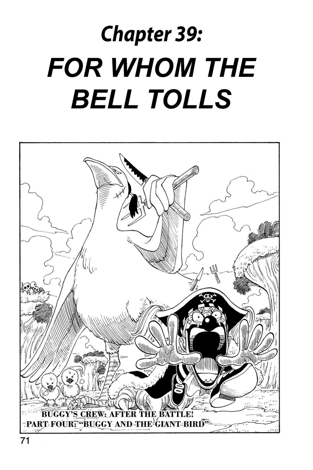 One Piece Manga Manga Chapter - 39 - image 1