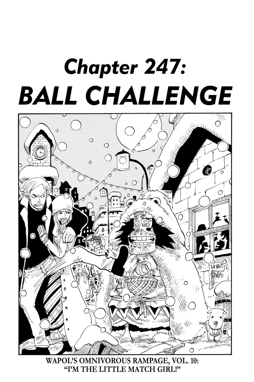 One Piece Manga Manga Chapter - 247 - image 7