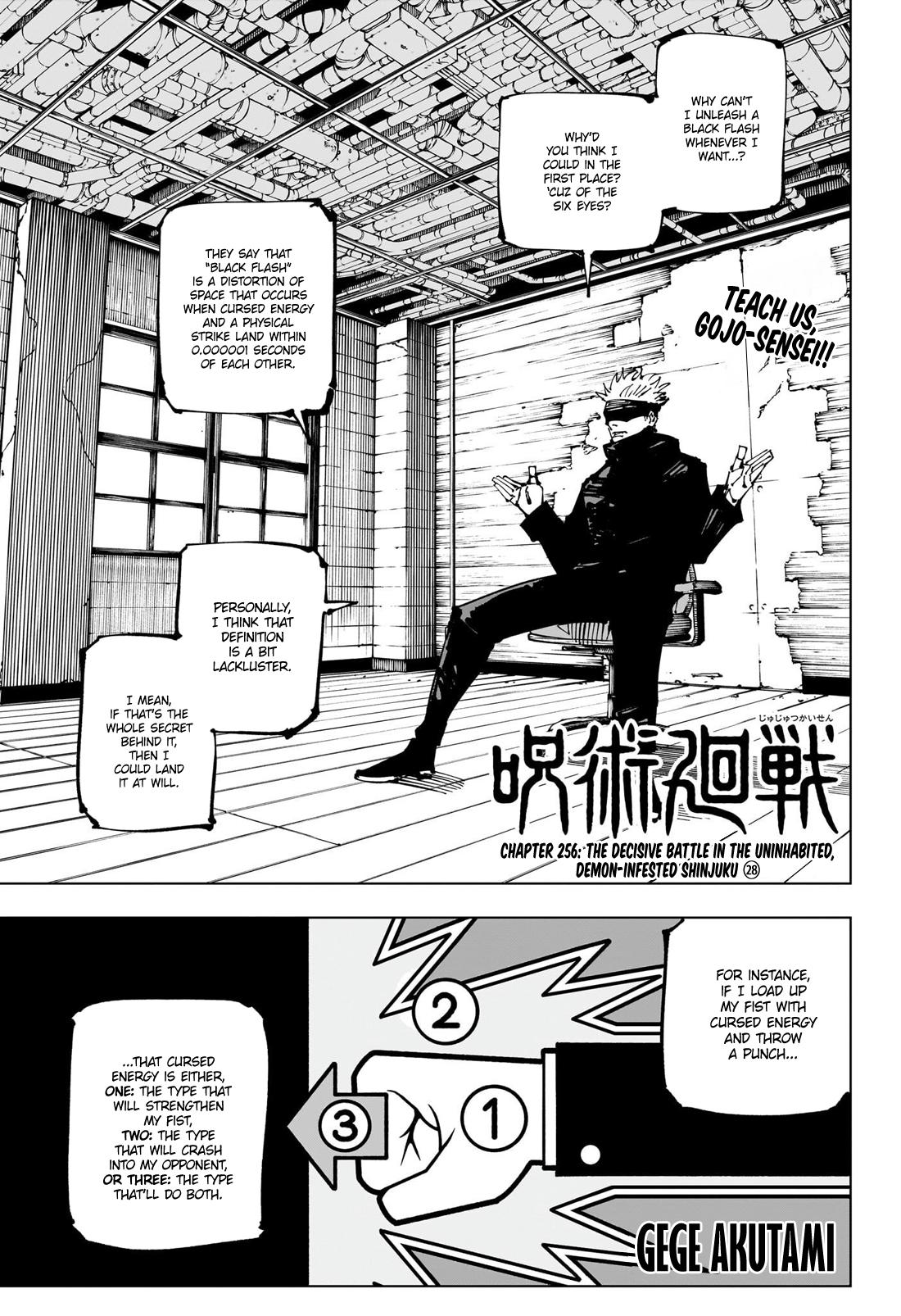 Jujutsu Kaisen Manga Chapter - 256 - image 1