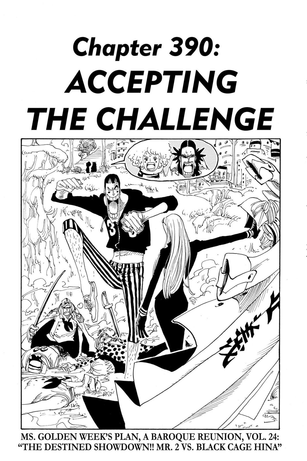 One Piece Manga Manga Chapter - 390 - image 1