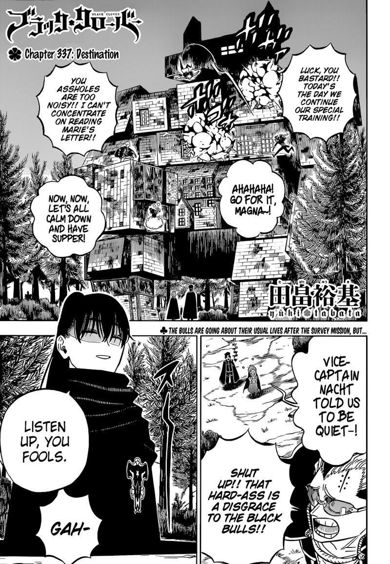Black Clover Manga Manga Chapter - 337 - image 1