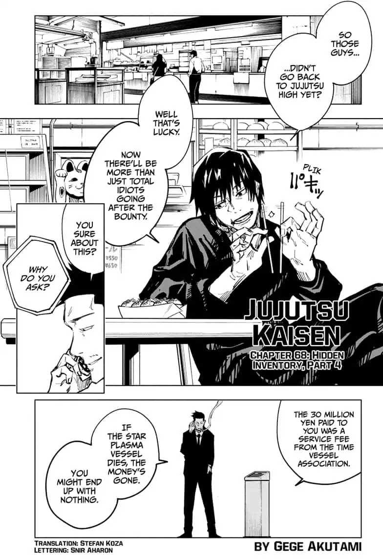 Jujutsu Kaisen Manga Chapter - 68 - image 1