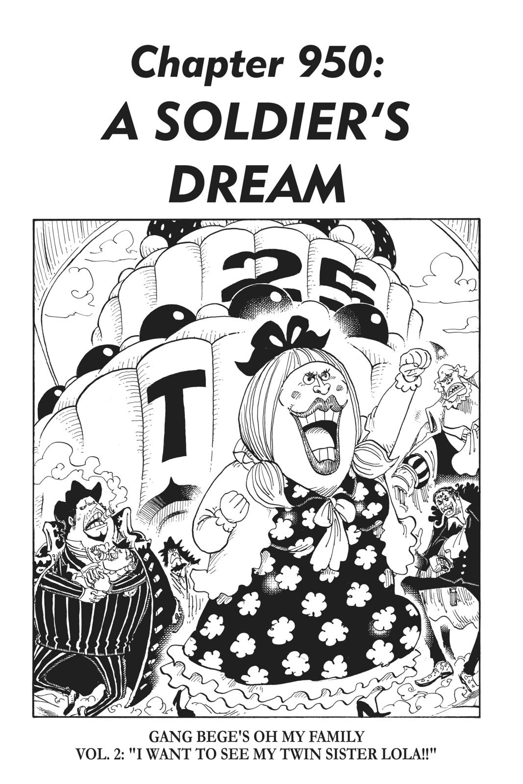 One Piece Manga Manga Chapter - 950 - image 1