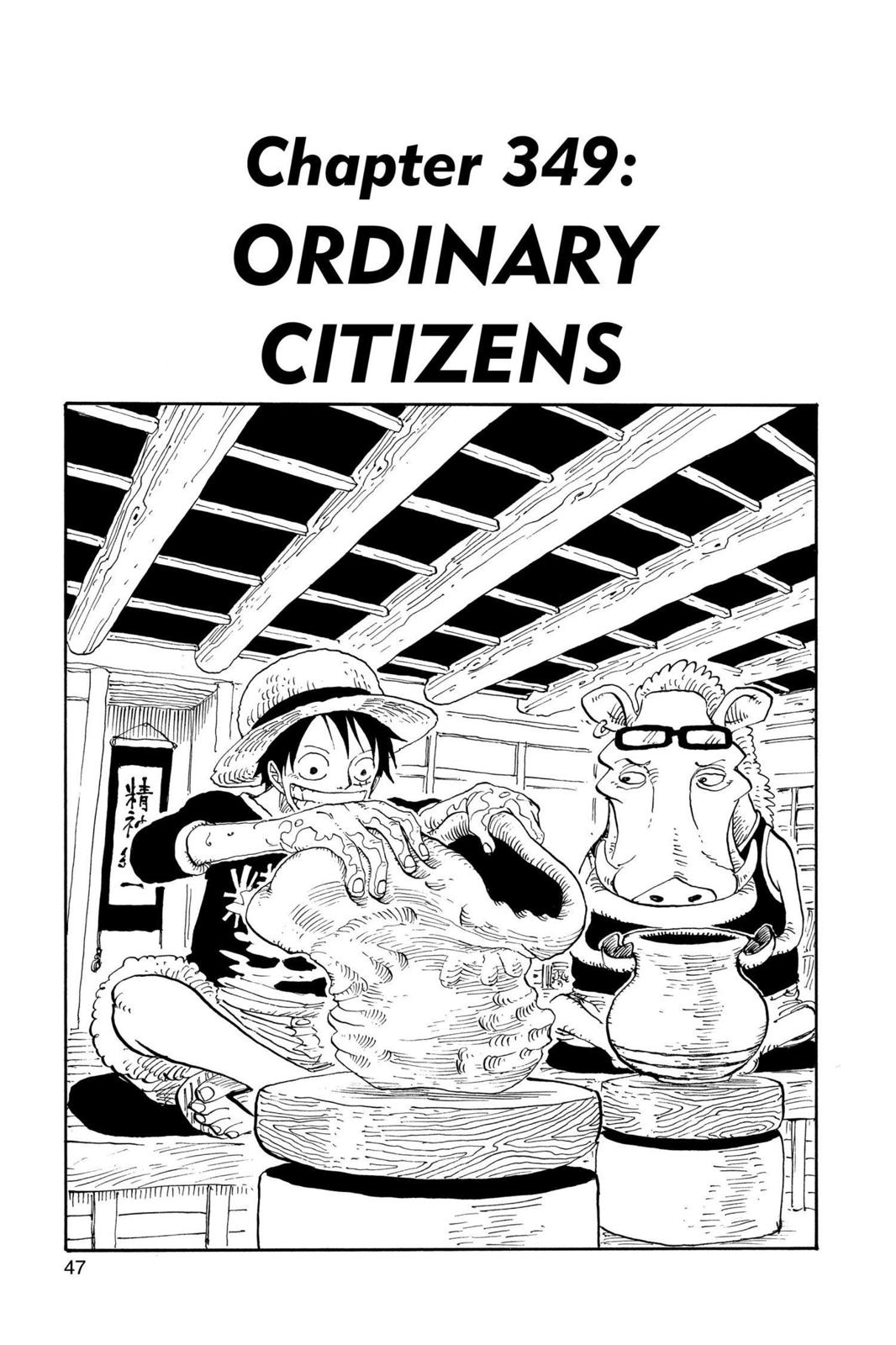 One Piece Manga Manga Chapter - 349 - image 1