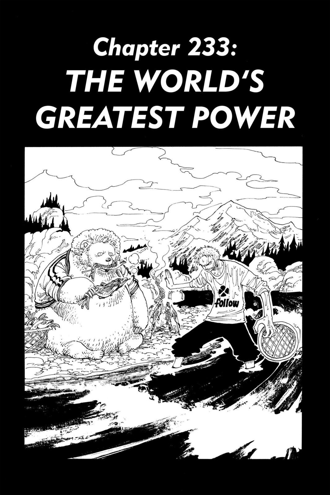 One Piece Manga Manga Chapter - 233 - image 1